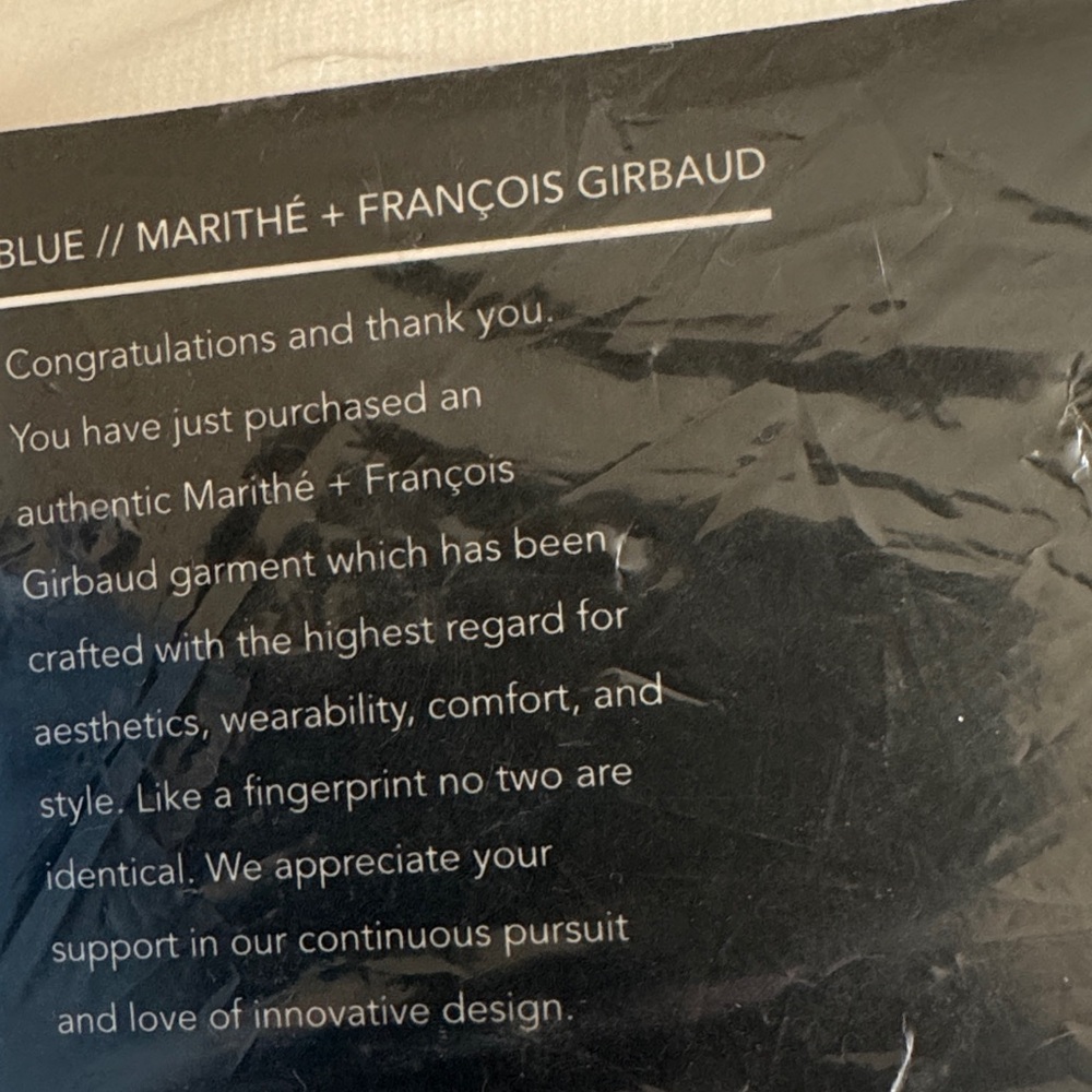 Marithé François Girbaud White Polo Track Jacket - Picture 3 of 5
